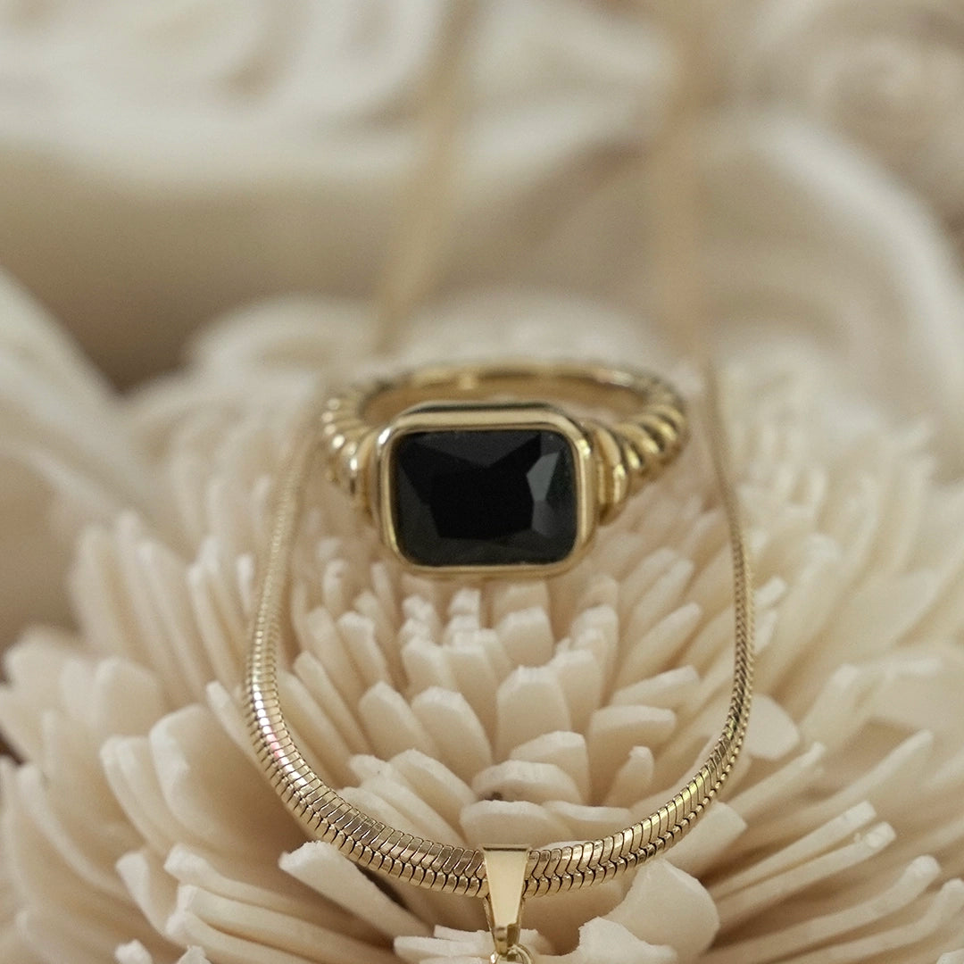 Dark Ring With Shine